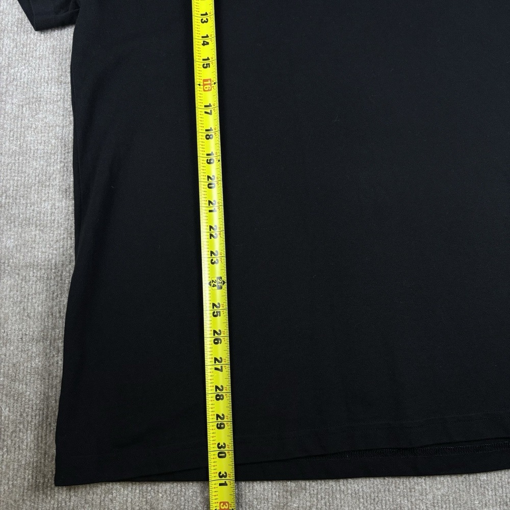 Lacoste Slim Fit Polo Shirt Mens 3XL Black Stretch Cotton Short Sleeve Peru - Picture 4 of 11